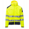 PAYPER SHINE 2.0 FLUO S00235-0090 / Reflexná softshellová bunda s kapucňou - žltá/navy blue L