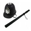 Kostým pre chlapca- Prilba prilba + Stick Outfit English Policeman (Prilba prilba + Stick Outfit English Policeman)