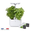 Véritable Exky CLASSIC - Automatický květináč s regulací osvětlení, bílá + 2 bylinkové náplně