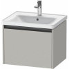 DURAVIT Ketho 2 závesná skrinka pod umývadlo, 1 zásuvka, 584 x 455 x 440 mm, betón šedá matná, K25081007070000