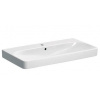 Geberit Smyle Square Umývadlo 900x480mm, s 2 otvormi pre bat., s prepadom, biela GEB 500.252.01.1