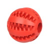 Dentálna loptička pre psov, červená, 3 veľkosti - L - ø 7cm