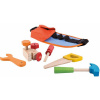 Jouéco drevené pracovné náradie s opaskom 9 ks
