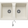 Blanco LEXA 8 biela soft 527098 + Blanco MIDA chróm 517742
