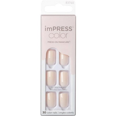 Kiss imPRESS Samolepiace nechty Color Point Pink 30 ks