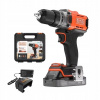 Akumulátorový skrutkovač Black+Decker 18 V BCD382D1XK
