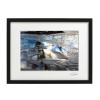 Atelier - Petr Vydra Umelecká fotografia Abstrakcia - Kaluž (čierny rám), Velikost a varianta fotografií Bílý rám 30 x 40 cm ( pasparta 21x 30 cm )