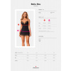 Zmyselná košieľka Bella Rou chemise - Obsessive XS/S černá