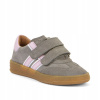 Dievčenské poltopánky FRODDO G3130269-6 LIGHT GREY na suchý zips, veľkosť 25