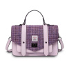 Kabelka The Large Satchel Violet Mini Dogtooth - Islander