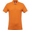 KARIBAN VINTAGE K254 / Pánske piqué polo - orange S