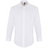 Premier Workwear Pánska bavlnená košeľa s dlhým rukávom PR244 White L