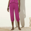 3/4 nohavice zakončené pružnými lemami purpurová 048 Blancheporte