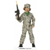 KOSTÝM KOSTÝM VOJAK KOMANDOS VOJENSKÁ ARMÁDA M 122 - 130