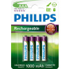 Philips dobíjecí baterie AAA 1000mAh, NiMH - 4ks