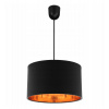 Light Home Závesné svietidlo Shade, 1x textilné tienidlo (výber zo 6 farieb), (výber z 3 farieb konštrukcie), (fi 35cm), lp, g