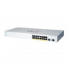 Cisco switch CBS220-16P-2G (16xGbE,2xSFP,16xPoE+,130W,fanless) - REFRESH