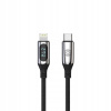 Forever GSM171011 USB-C/Lightning, 1m, černý
