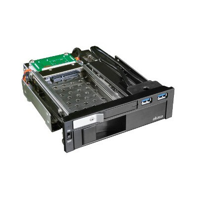 AKASA Lokstor M51 - 2.5'' a 3.5'' HDD rack do 5,25'' AK-IEN-01 Akasa