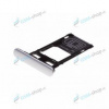 Sim a Micro SD držiak Sony Xperia XZ F8331 strieborný Originál