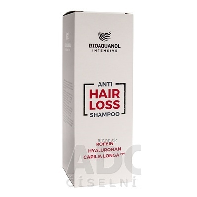 SILVITA s.r.o. BIOAQUANOL INTENSIVE Anti HAIR LOSS Šampón s obsahom kofeínu 1x250 ml