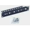 Patch panel 10'' 10portů MODULÁRNÍ 1U