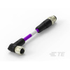TE Connectivity upravený zástrčkový konektor pre senzory - aktory, TAB62635501-002, 1 ks; TAB62635501-002