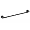Sapho X-ROUND BLACK držiak na uteráky 505mm, chróm SPH XR402B