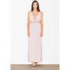 Dámske svetlo ružové šaty M483 L