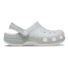 Detské Šlapky CROCS CLASSIC IRIDESCENT GLITTER CGK 210986-100 – Biela
