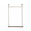 Chic Antique Bronzová antik závesná šperkovnica na šperky a retiazky - 33*6*48 cm - Chic Antique
