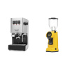 Gaggia New Classic EVO BC + Eureka Helios 65, yellow