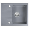 Novaservis Drezy - Granitový drez 58x48 cm, sivá DRGM48/58GA