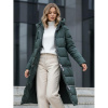 Zelená dámska bunda s reguláciou dĺžky TY5138, ty5138-L L