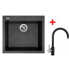 Sinks Drezy CUBE 560 Metalblack + Vitalia GR