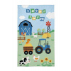 DETEXPOL Bavlnený Detský uterák Farma modrá - Froté - 50/30 cm