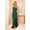 DLHÉ ŠATY VIKTÓRIA - ZELENÉ (ZN. NUMOCO záruka kvality. Originálne, trendy, sexi, štýlové, pohodlné.... oblečenie na každú príležitosť.)