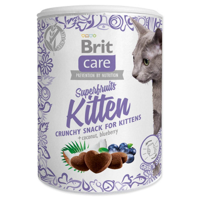 Pochoutka Brit Care Cat Snack Superfruits Kitten 100g