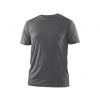 CXS Tričko CXS MOVADO, funkční, krátký rukáv, pánské, tmavě šedé - 3XL Sivá, 3XL