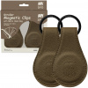 SIPO Magnetické klipy 2 ks Hnedé