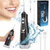 Ústna sprcha Bezdrôtový dentálny irigátor, 5 režimov, 8 trysiek + cestovné puzdro