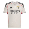 adidas Benfica Away Shirt 2025 2026 Juniors White 13 Years