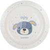 CANPOL 4/411 Plastový tanier Cute Animals modrý