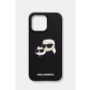 Karl Lagerfeld puzdro na telefón iPhone 16 Pro Max KLHMP16XSKCHPPLK čierna ONE SIZE