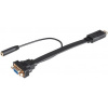 AKASA - HDMI na VGA s audio konektorem AK-CBHD18-20BK