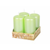 Nohel Garden Sviečka adventná perleťová d4x8cm 4ks