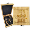 Sablio Darčeková sada na víno Toto sú tí najlepší rodičia: 147×168×49 mm