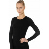 Brubeck LS00900A Dámske tričko s dlhým rukávom COMFORT COTTON čierna M