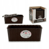 Nohel Garden Truhlík samozavlažovací NATURAL plastový 30x13x11cm