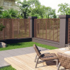 zahrada-XL Lamelový plot, WPC 180x180 cm, hnedý 318106